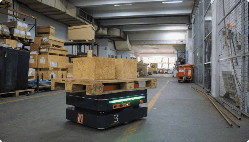 MAG300 for Spare Parts Replenishment around Production Plants
              